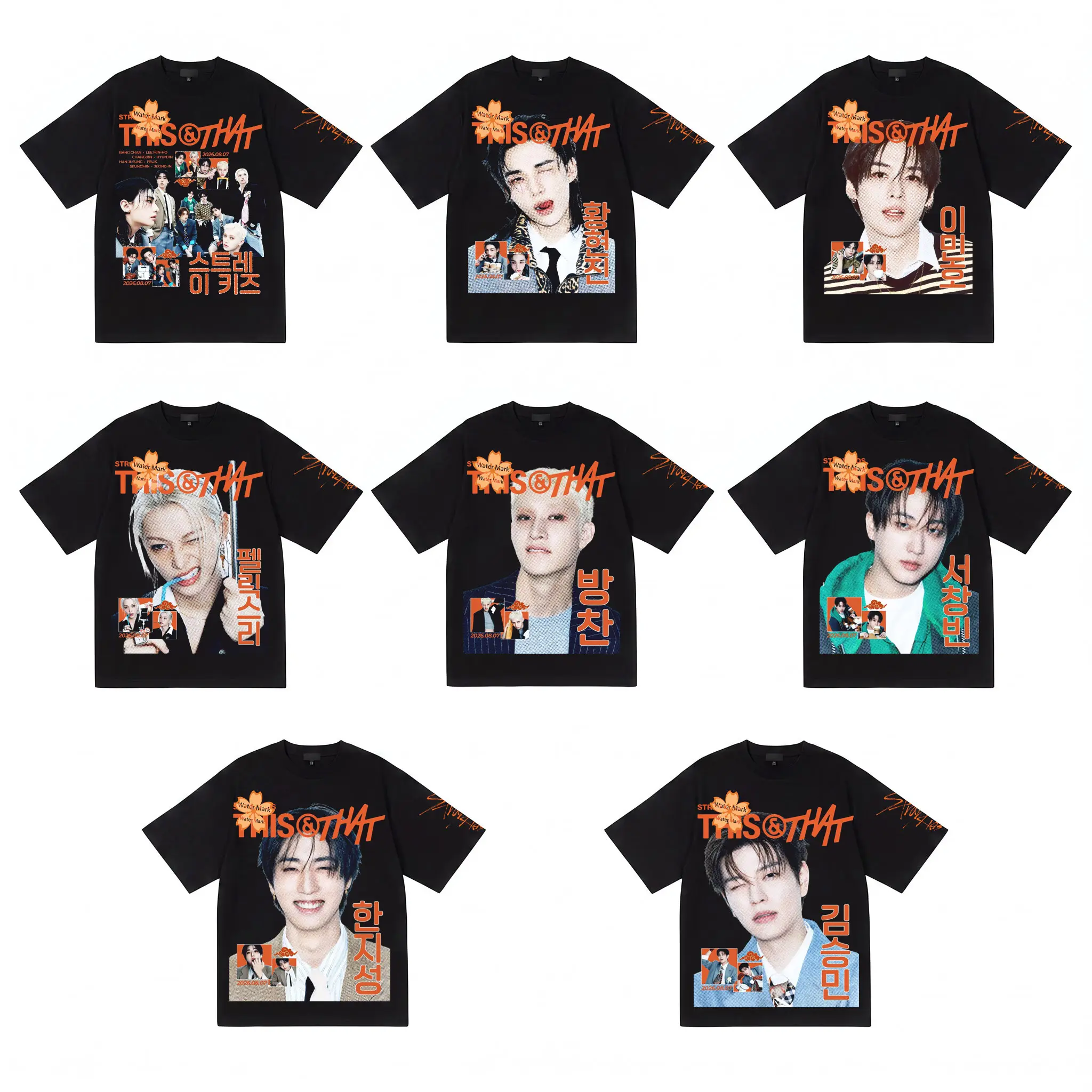 Retro Tshirt World Tour, Kpop Boy Band Shirt