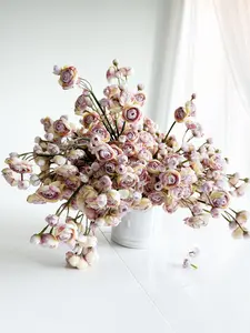 10" Artificial Mini Ranunculus bundle in Lavender, Faux Spring Flowers, DIY Centerpiece |Florals |Wedding| Home Decorations |Gifts For Her