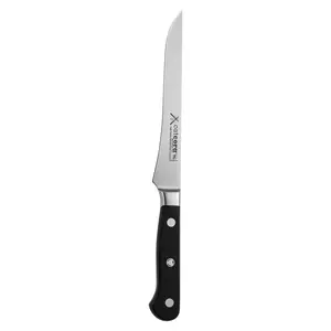 CatCora Forged Boning Knife, Professional 6-Inch German Steel Blade For Deboning Poultry, Meat, and Fish, Ergonomic Triple-Rivet Handle, NSF-Certified Kitchen Knife