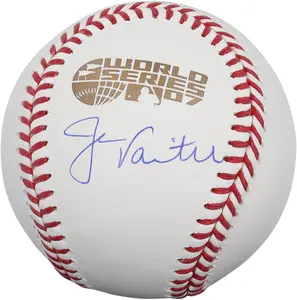 Jason Varitek Boston Red Sox Autographed 2007 World Series Logo Baseball - Fanatics Authentic Certified
