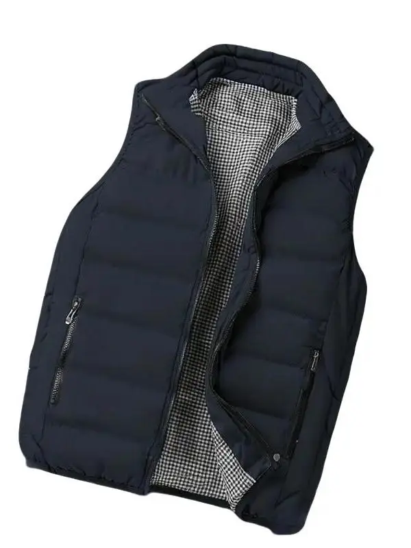 Men's sleeveless fall/winter jacket - Casual and warm men's clothing, suitable for outerwear or inner layer, suitable for wearing in autumn and winter.