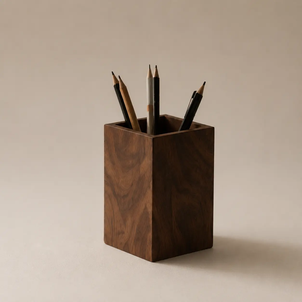 Walnut Pen Organizer