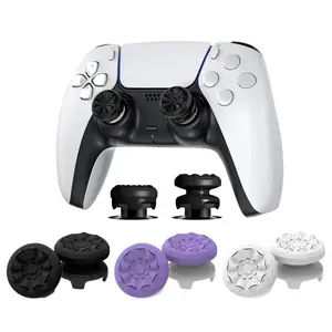 Professional Thumb Grips Joystick Cap Analog Stick Cover, Thumbsticks Grips for PS4/PS5, XBOX, 2 Thumbsticks, 1 High-Rise & 1 Mid-Rise grips player controller Console Rubber