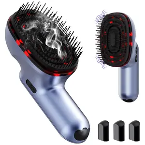 Red Light Therapy Electric Scalp Massager with Hair Oil Atomization Rechargeable Head Massager for Stress Relief & Hair Nourishing Best Relaxation Gift for Women & Men