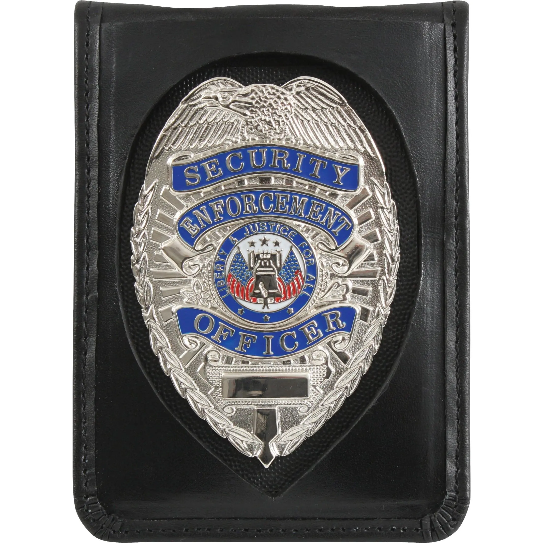 Black - Law Enforcement Neck ID Badge Holder
