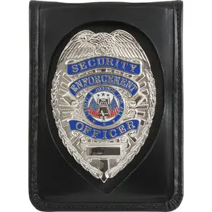 Black - Law Enforcement Neck ID Badge Holder