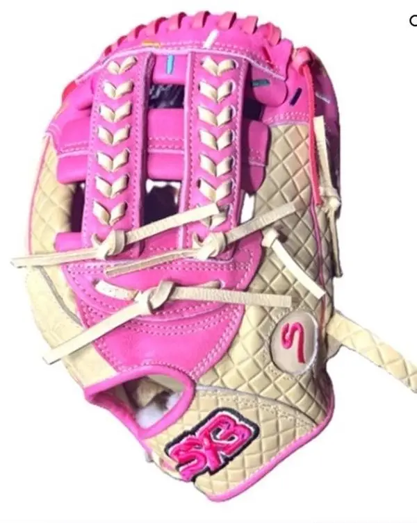 SX3 Pro Series 12 Inch Pink Ice Cream Baseball Glove – US Kip Leather – RHT