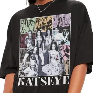 Katseye T-Shirt, Gnarly Merch Graphic Tee, Touch Katseye Shirt, Beautiful Chaos Album Kpop Fan Tee, Unisex Retro Casual Outfit, Music Lover Gift, Concert Apparel