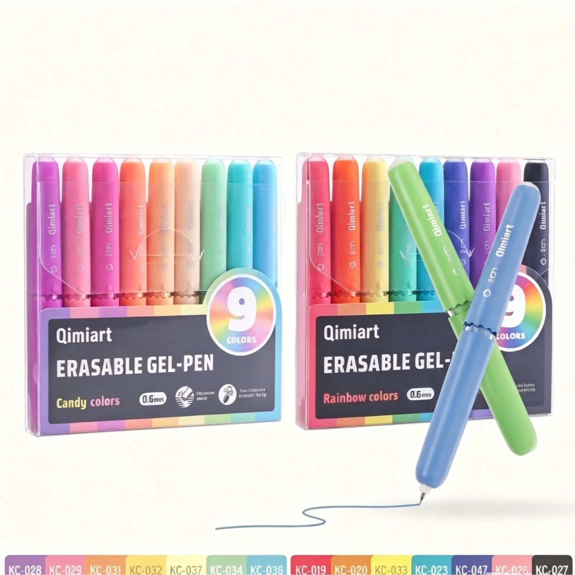 [Buy 1 Get 1 Free] Languo Erasable Gel Pen Set Medium Point Pens with Eraser for Daily Use & Educational Purpose for planner, students, teachers, nurses and artists, magical pen