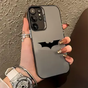 B-Batman Graffiti Phone Case Suitable for Samsung Galaxy S26 S25 S24 S23 S22 S21 S20 FE Ultra Plus Edge 4G 5G Anti Fall Matte Back Cover Casing