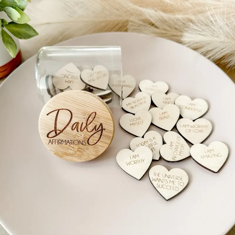 Daily affirmations jar