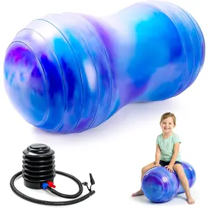 18’’/20’’ Peanut Ball for Kids & Adults, Anti-Burst Exercise Ball for Autism Sensory Training, Pregnancy & Physical Therapy, Yoga Balance Ball Chair for Fitness.2026