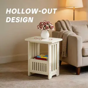 Nordic Simple Small Square Table, Easy Balcony Living Room Mini Table, Sofa Side End Table, Tea Table, Corner Storage Rack, Modern End Table, Modern Accent Table