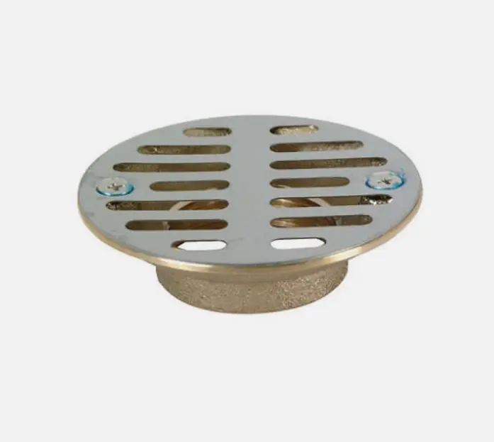 Avalon Pipe Shower Drain 1-1/2" Chrome Plated for Standard Shower Drain Needs with Sleek Modern Look