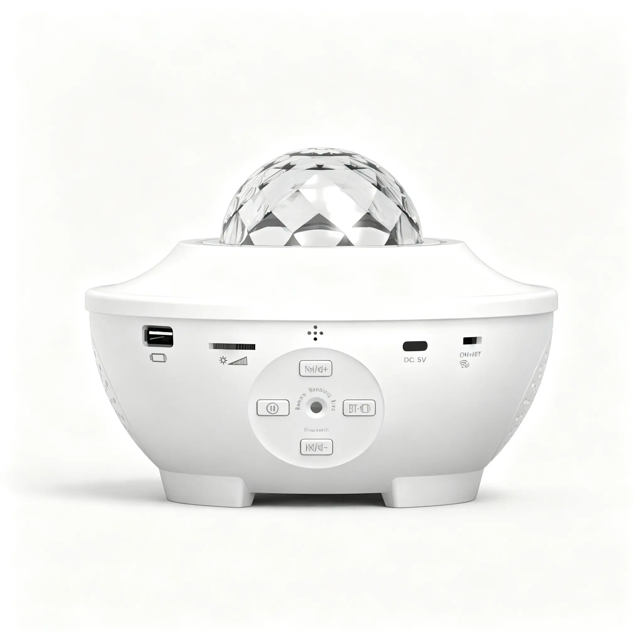 All-in-one Starry Sky Moon Aurora Projection Light with Bluetooth Stereo Speaker, Rotatable Dynamic Northern Lights Wave Projection, Soft Calming Ambient Lamp Perfect for Bedroom Decor, Holiday Presents, Late Night Leisure &Household AtmosphereDecoration