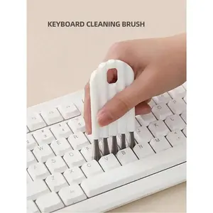 2pcs Lid Brush Keyboard Crevice Brush Curl Lid Brush Air Cushion Comb Clean The Lid Groove Crevices Multi-Purpose Brush,Kitchen,Bathroom,Home,Household Suppliers