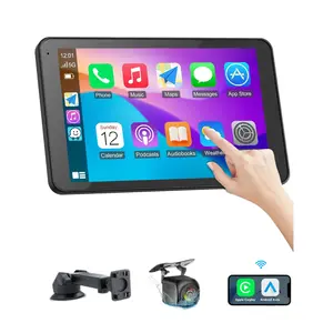 Old Car? New Tech! 2026 Portable Wireless CarPlay Screen | Android Auto Compatible | Universal Fit for Any Vehicle | HD Touch Display
