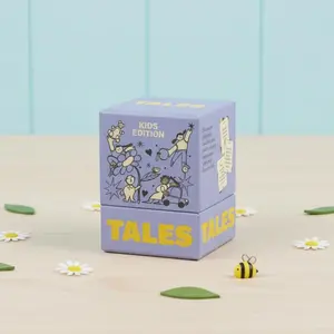 TALES Kids Edition Card Game – Fun Conversation Starters for Kids' learning, Family Game Night, Family Connection & Learning Through Play,  Playful Questions and Laughter
