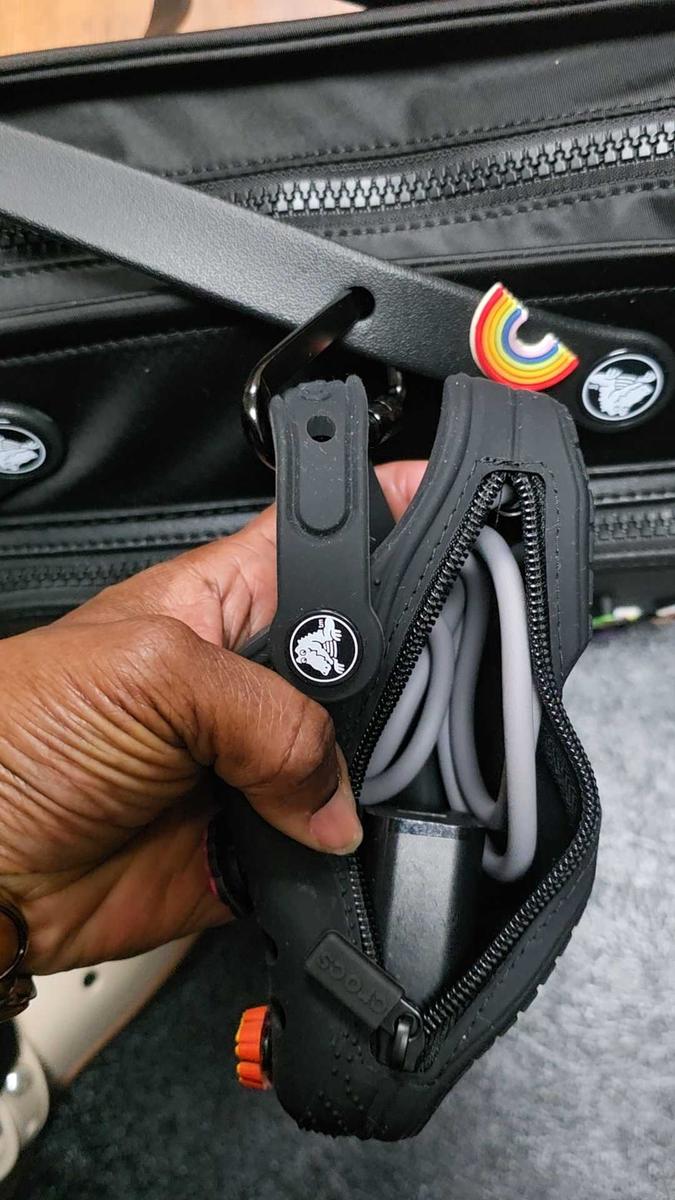 Item: Black Classic Clog Pouch, 1