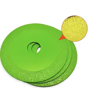 Glass King Diamond Cutting Discs for Angle Grinders — Ceramic/Tile Saw Blades, Marble Cutting Slabs, Stone Polishing Discs