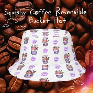 Squishy Coffee Reversible Bucket Hat