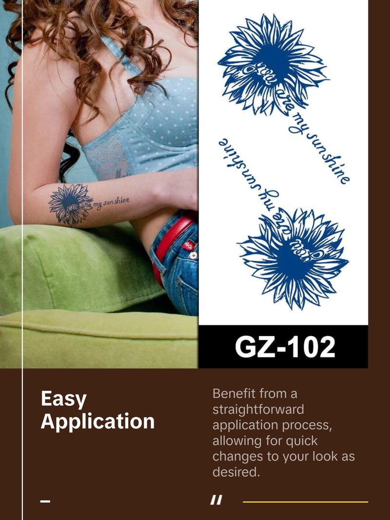 🔥 Hottest Trend! 🌿 Popular Plant-Based Jagua Tattoos: Waterproof, Sweatproof, and Lasts 2 Weeks! 🔥💫