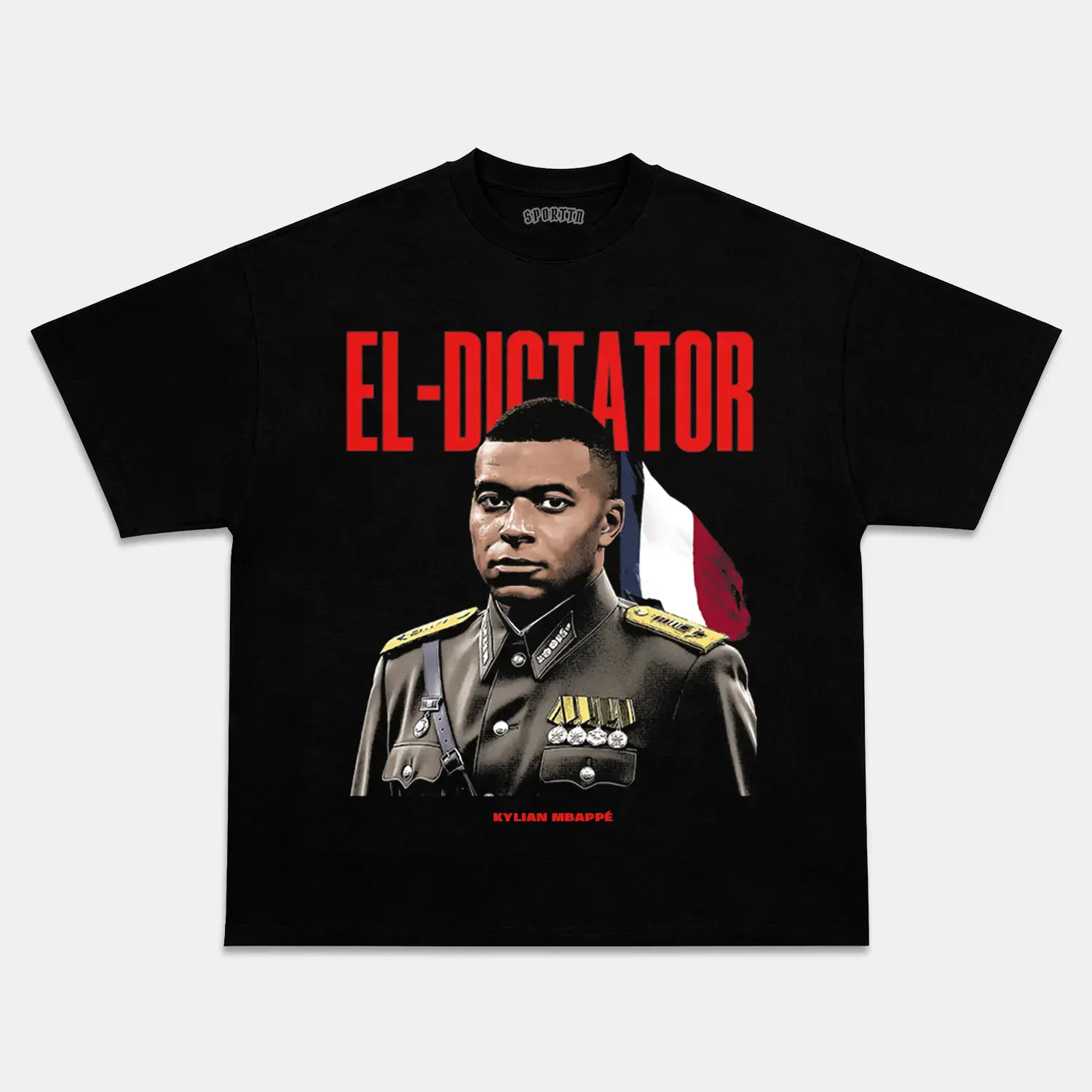 Kylian Mbappe El-Dictator Graphic T-Shirt, Unisex Men's Tops, Fan Gift