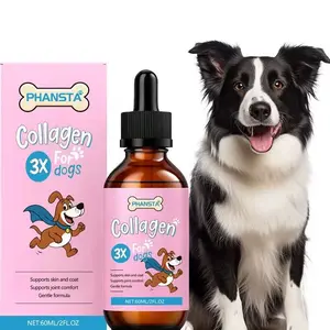 Phansta Pet Dog Drops, Gentle Hair and Skin Care Supplement, Ideal Companion for Main Food, Enhances Coat Health Naturally