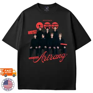 World Tour 2026 T-Shirt - Vintage Style Aesthetic KPop Merch, Bangtan Boys T-Shirt, Gift for Army Fans 2026 Unisex Shirt For Men and Women