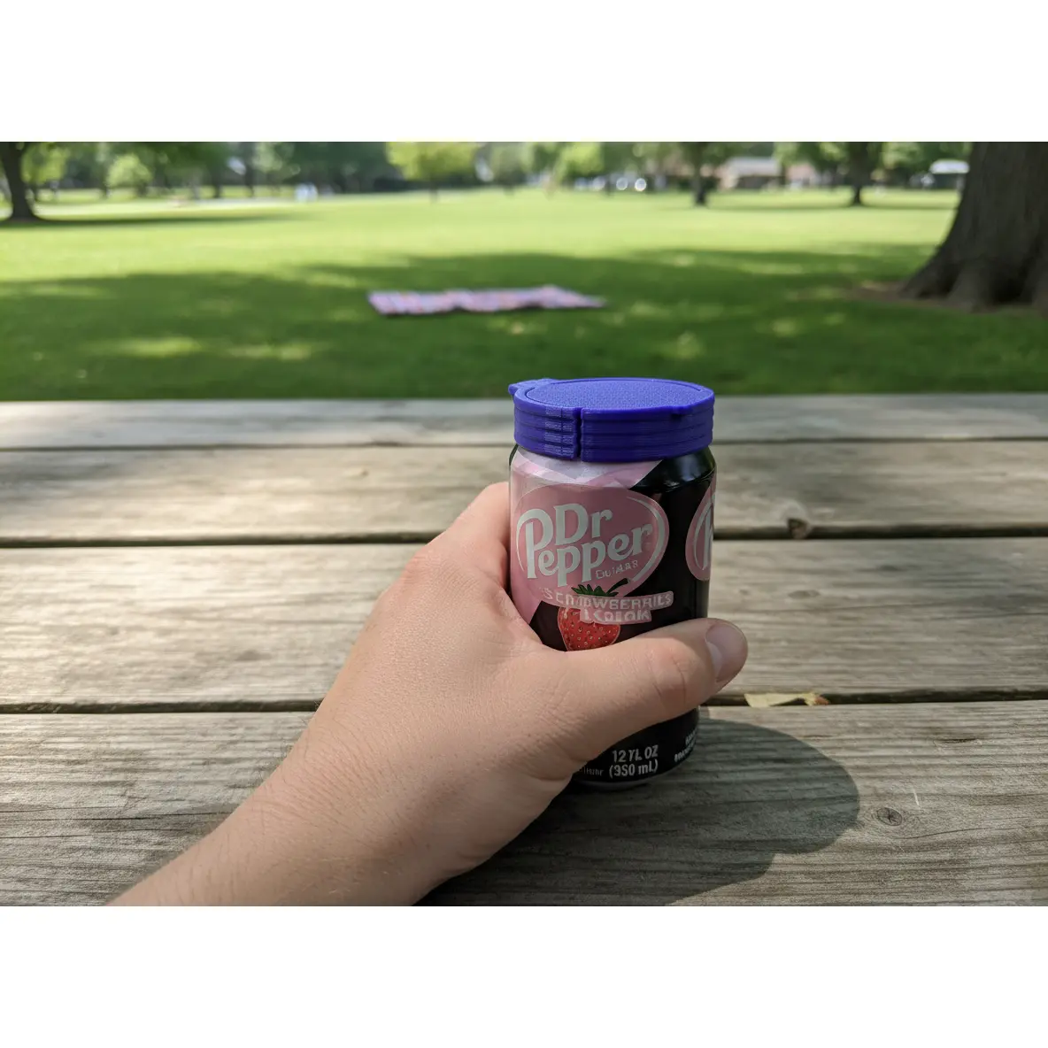 Soda Can Lid Set of 4 — Flip-Top Insect & Spill Guard