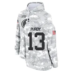 Full Logo Unisex Purdy #13 Salute Arctic Camo 2026 Pullover Hoodie, Football Lover Hoodie, Shirt For Football Fans, Sport Fan Outfit, Christmas Gift, Gift For Him