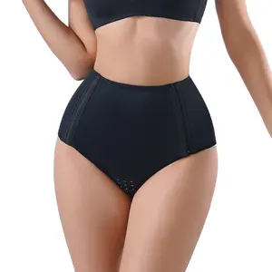 Seamless shaping panties with side slits — comfortable tummy control and waist cinching triangle briefs; Nancy Shaper style with snap closure eye design; body shaper; TikTok Shop Spring Glow Up series; suitable for outdoor wear and fun outfits. Shapewear