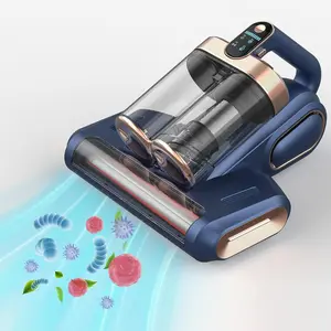 Cordless Mattress Vacuum Cleaner, For removing dust mites,13Kpa Bed Vacuum Cleaner with 253.7nm UV-C Light, HEPA Filter & Ultrasonic, Versatile Handheld Vacuums for Bed, Sofa, Couch, Crib（Blue）