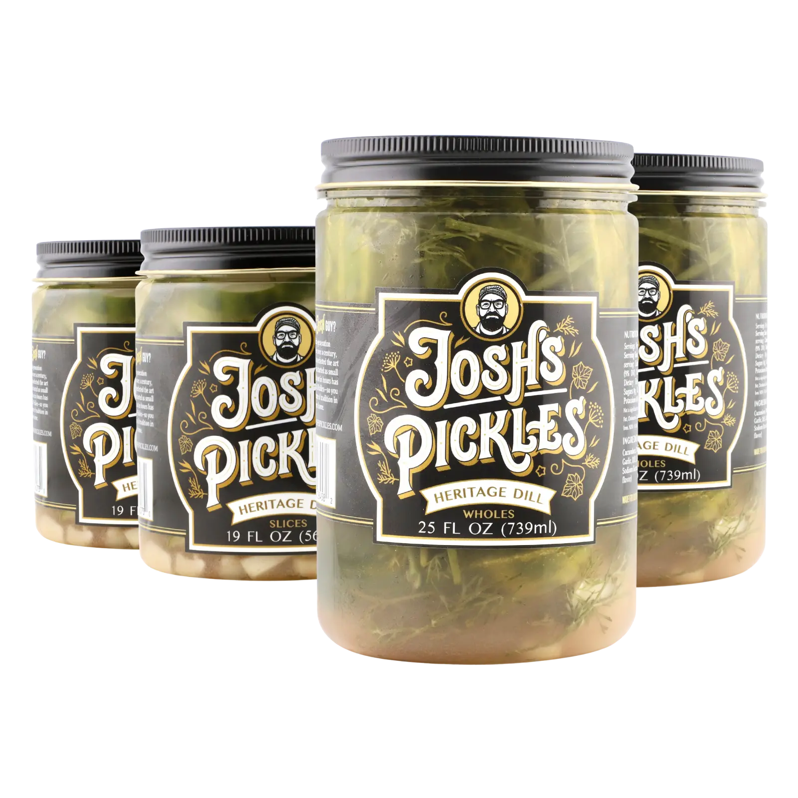 4 Pack - Dill "Starter Pack" - Heritage Dill Whole (x2), Heritage Dill Slices (x2)