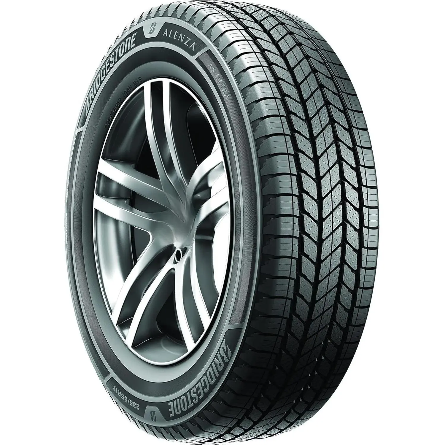 Bridgestone ALENZA AS ULTRA 255/50R19 107W XL All Season Tire with High Silica Compound for Improved Wet & Winter Performance