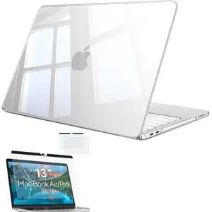 Changhefeng 2-In-1 Macbook Anti-Blue Light Film and Transparent Crystal Case, Protective Cover for Macbook Neo Laptop