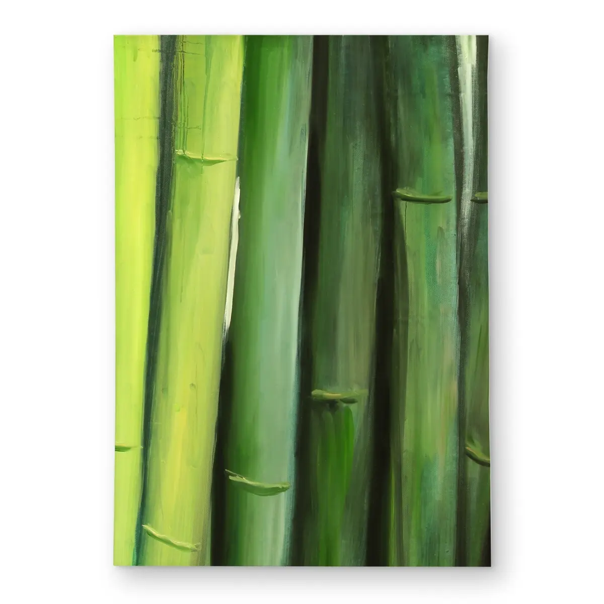 360 stand 5x7 ft. Rectangle Washable Floral Waterproof Indoor/Outdoor Green Bamboo Print Area Rug - Weatherproof, Exotic Look, Bathroom Use, Washable Floral Rug, Waterproof Area Rugs