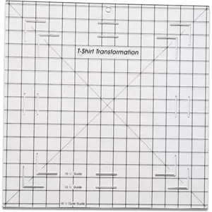 T-Shirt Transformation Quilting Ruler and Template