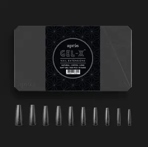 Apres Gel-X® Natural Coffin Box of Tips 10 sizes (500 pcs)*