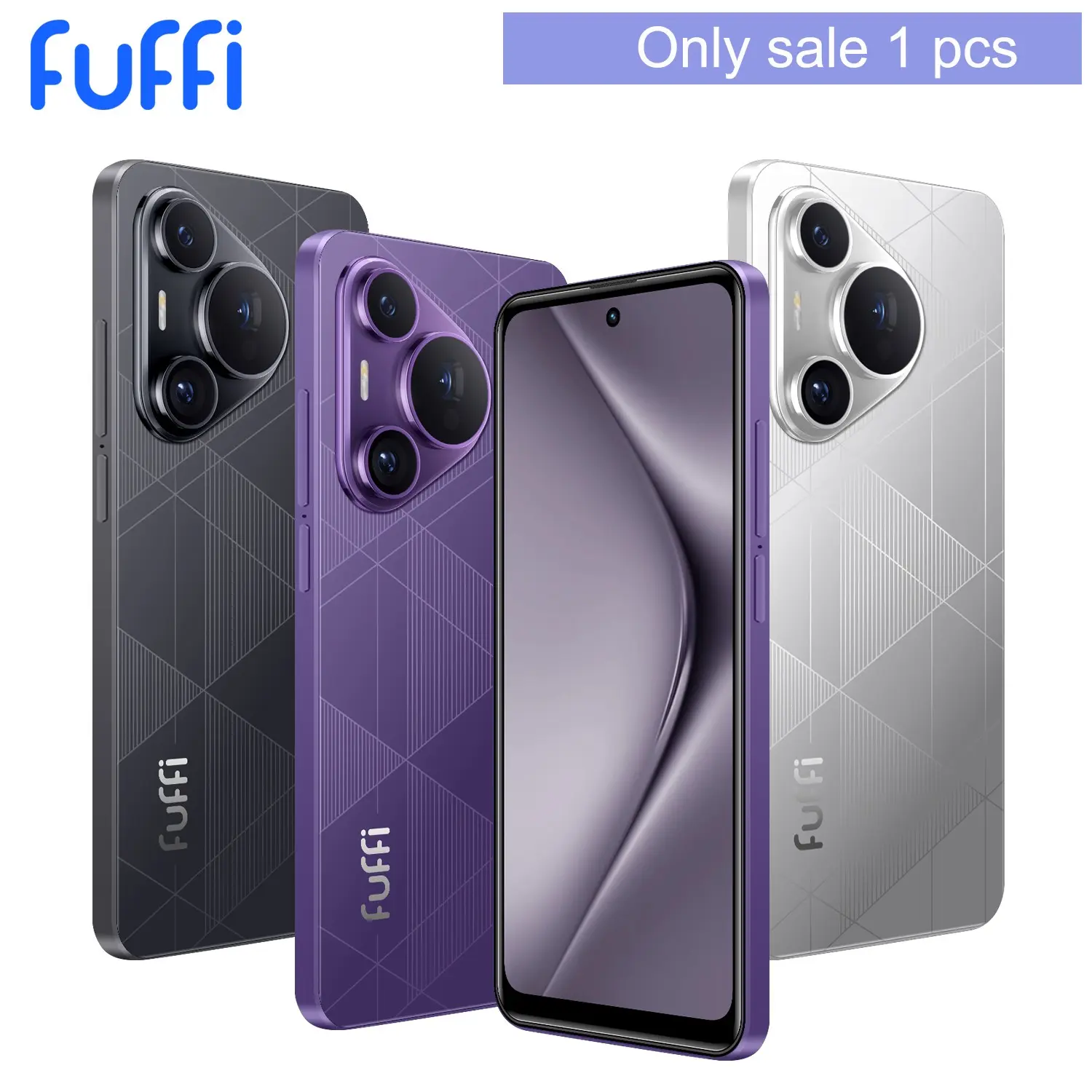 Fuffi Smart Unlock Android Smartphone, 6.56-Inch, 4GB RAM 32GB Storage, 5+13MP Camera, 4G Network, Dual SIM, 3100mAh Battery, Android 12, GPS