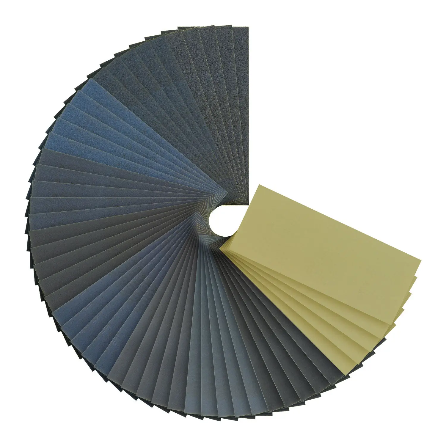 Dura-Gold Premium Wet or Dry Sandpaper, Assorted Grits 150-3000, 50 Sheets, 3-2/3" x 9" for Automotive Color Sanding, Woodworking, and Block Sander