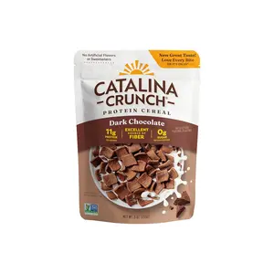 Catalina Crunch Protein Cereal - Sugar Free Breakfast Cereal with 11g of Protein - Gluten Free, Keto Friendly - Dark Chocolate - 9 oz. Bag (Pack of 1)