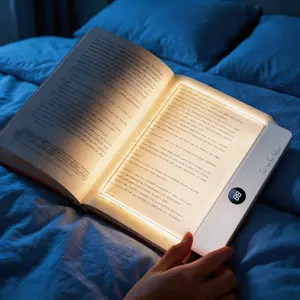 Rechargeable Book Light for Reading in Bed, LED Clear Reading Light, Dimmable & Timer Lamp, Perfect Night Light Gifts for Readers