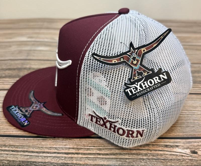 Tex Horn Hat - The Burgundy