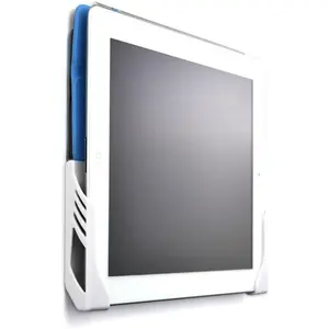 White  Tablet Wall Mount Universal -Free Adhesive Wall Dock for iPad, Android and Windows Tablets, and Smartphones