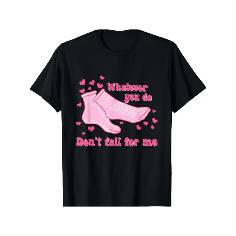 2024 Valentine Whatever You Do Don't Fall For Me RN PCT CNA Nurse T-Shirt trendy t-shirts
