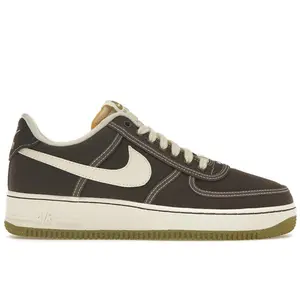 Nike Men's Air Force 1 Low '07 PRM Canvas Baroque Brown Basketball Shoes, from StockX