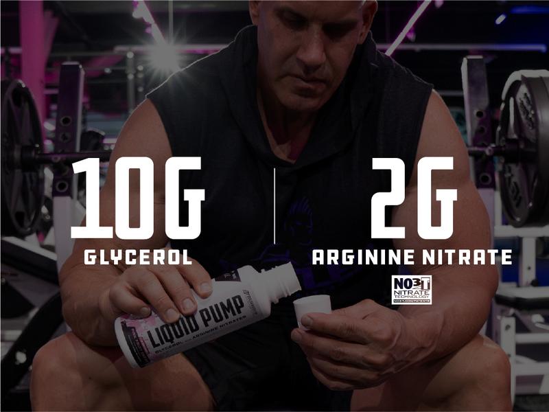 Cutler Nutrition Liquid Pump Caffeine Free Pre-Workout Supplement with Glycerol & Arginine Nitrates for Muscle Pumps and Hydration - Gym