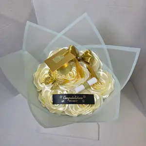 congratulations You Did It. handmade Eternal Roses Bouquet for Graduation gifts.