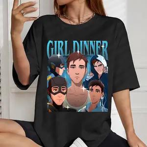 Girl Dinner Robert Robertson Dispatch Game T-Shirt, Sweatshirt, Gift For Gamers, Gift For Game Fans, Perfect Gift For Retro Gaming Enthusiasts